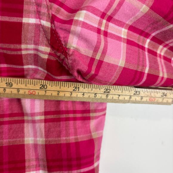 Ralph Lauren Denim & Supply Pink Plaid Shirt - Women's L - Picture 4 of 6